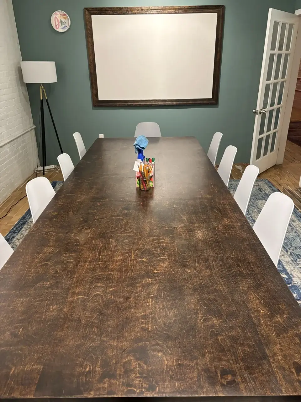 Clean meeting and classroom space